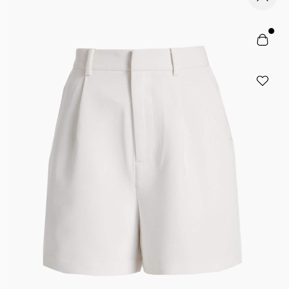 Good American Luxe Suiting Trouser Shorts